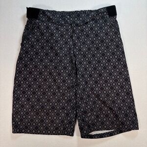 Zoic Juju Bike 13" Shorts Women XL Black Brown No Liner/Padding Floral Geometric